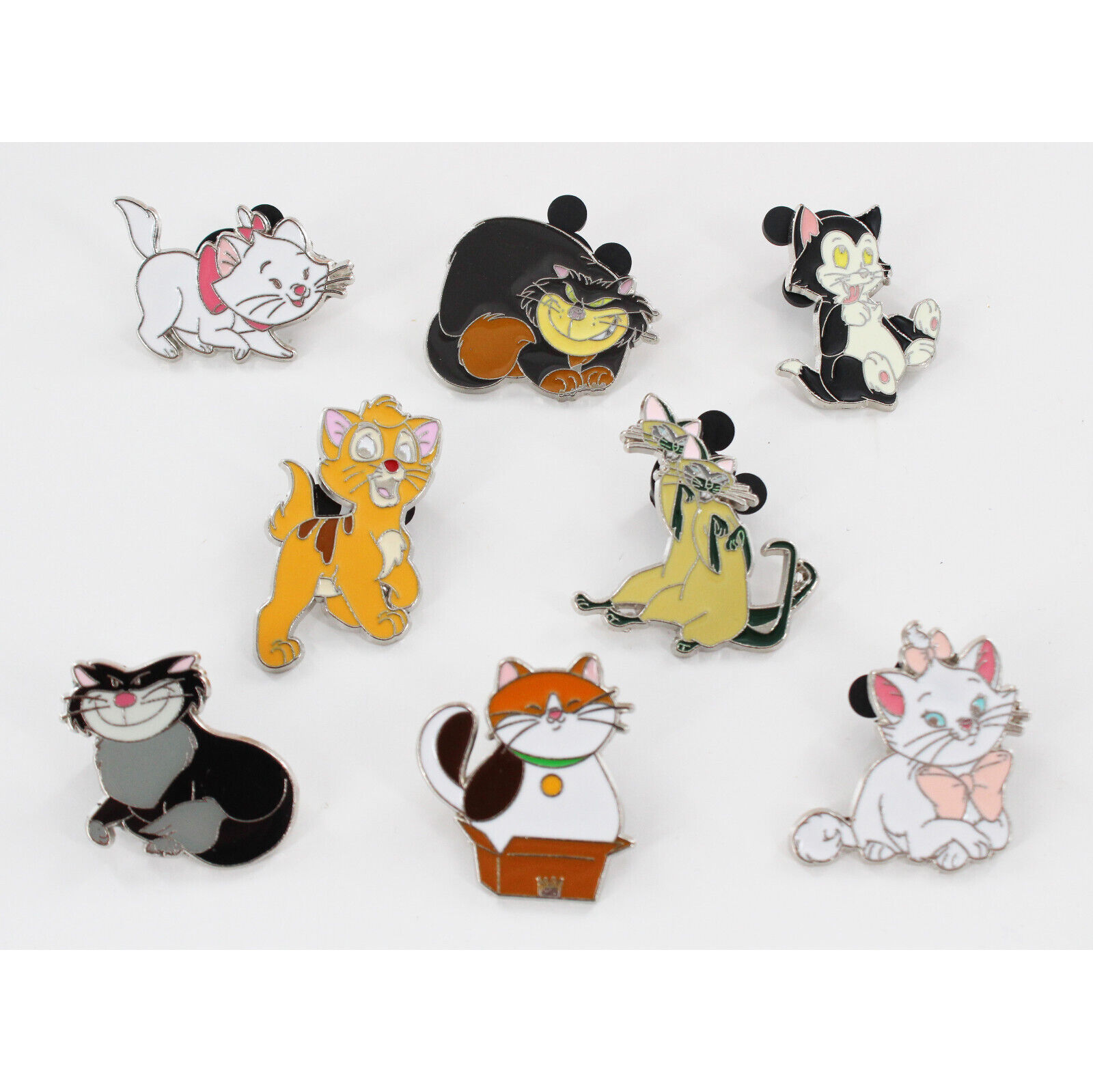 8 Piece Disney Cats Pin Lot #DP458