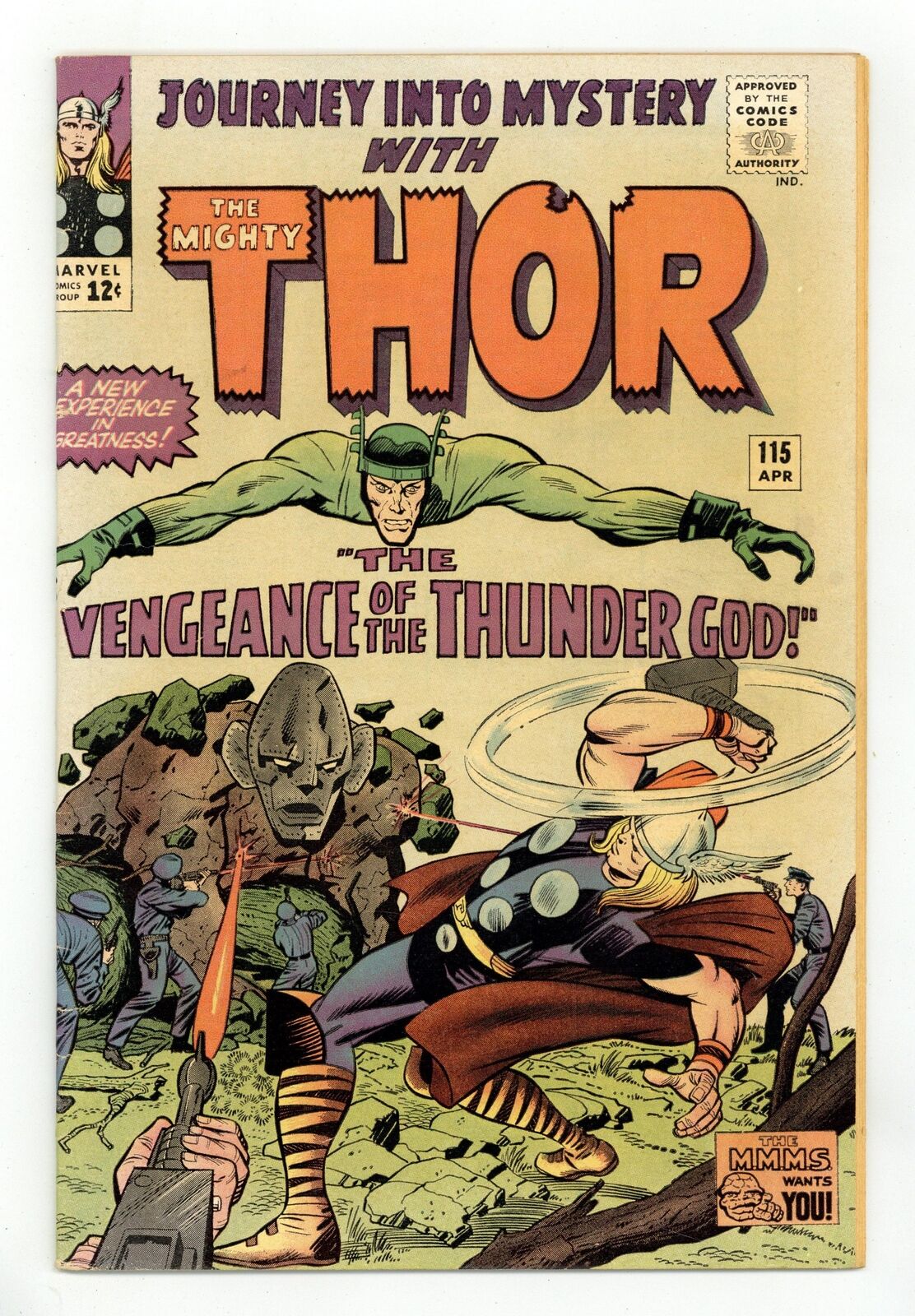 Thor Journey Into Mystery #115 VG- 3.5 1965