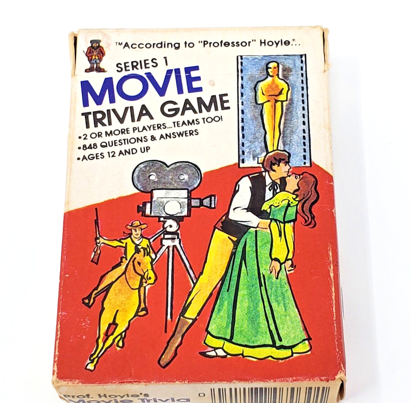 1984 Series 1 Movie Pocket Trivia Game According to Professor Hoyle Vintage READ