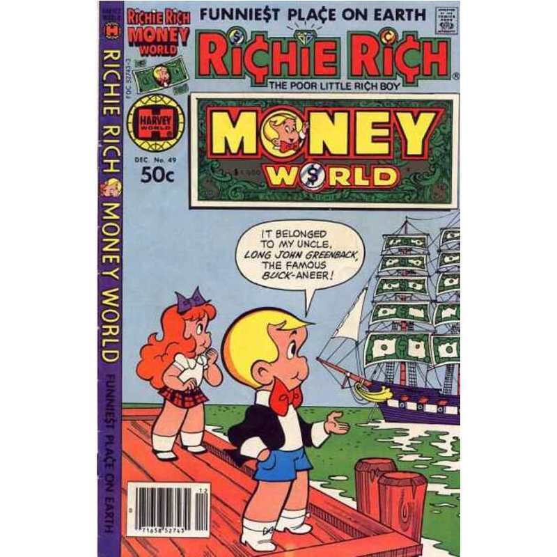 Richie Rich Money World #49 in Very Fine minus condition. Harvey comics [p|