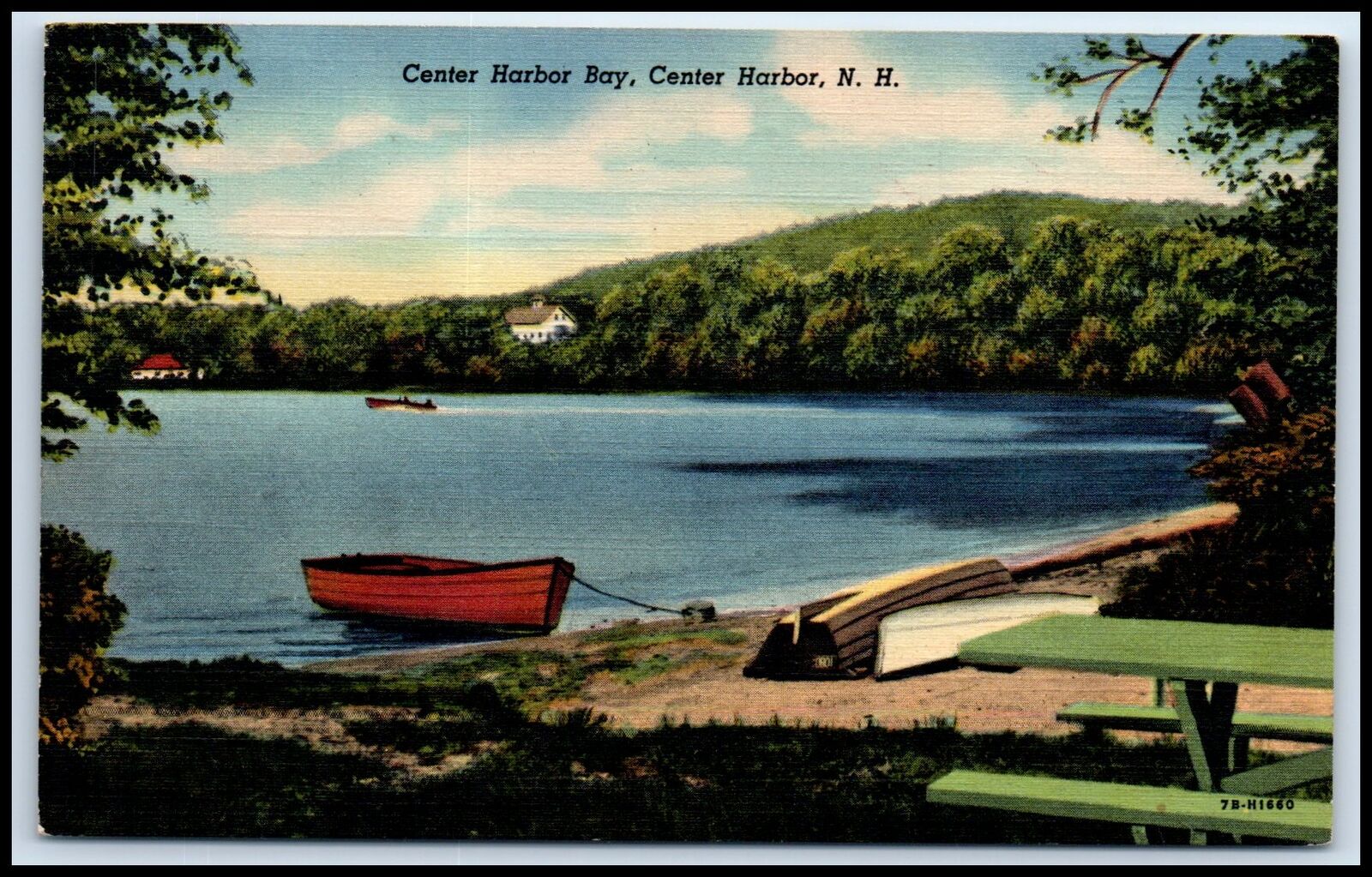 Postcard Center Harbor Bay, Center Harbor, N. H.   I77