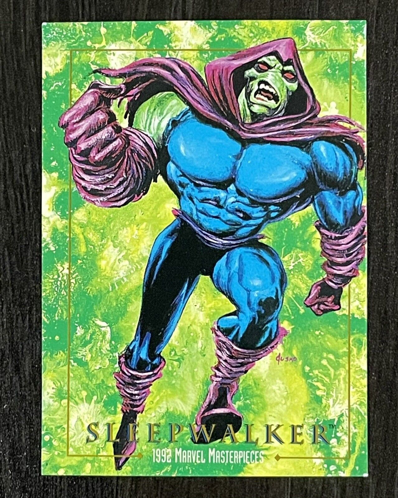 Sleepwalker 1992 Marvel Masterpieces Card Comics #89 Skybox Set Anime Foil Vtg