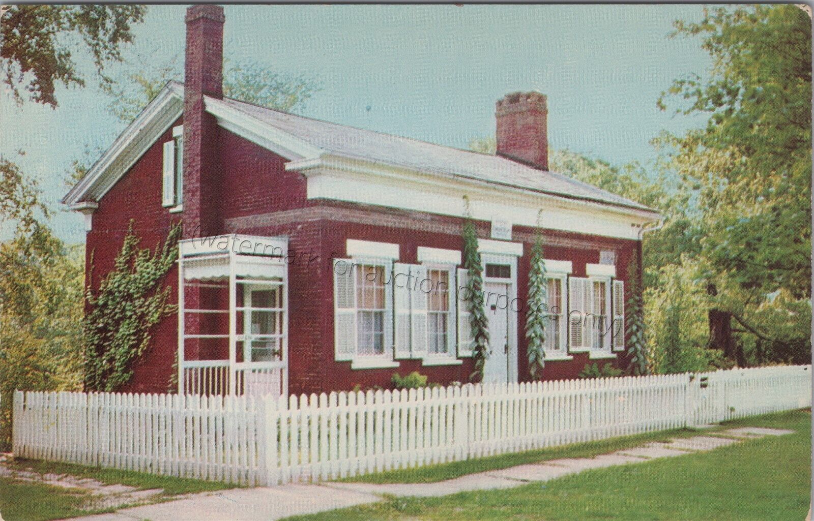 Milan, OH: Lake Erie Vactionland, Thomas Edison Birthplace - Vtg Ohio Postcard