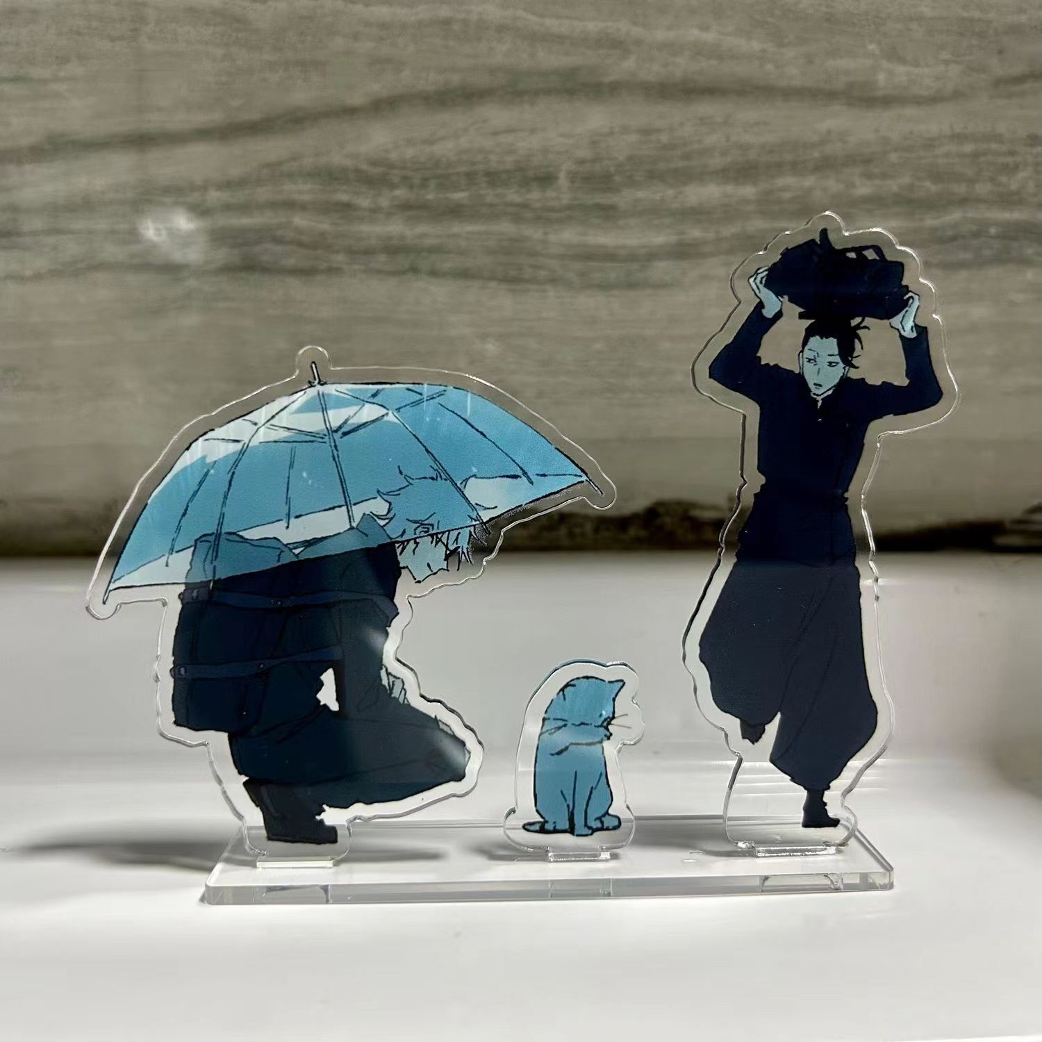 Jujutsu Kaisen Satoru Gojo Geto Suguru Decor Desktop Stand Figure Acrylic Gifts