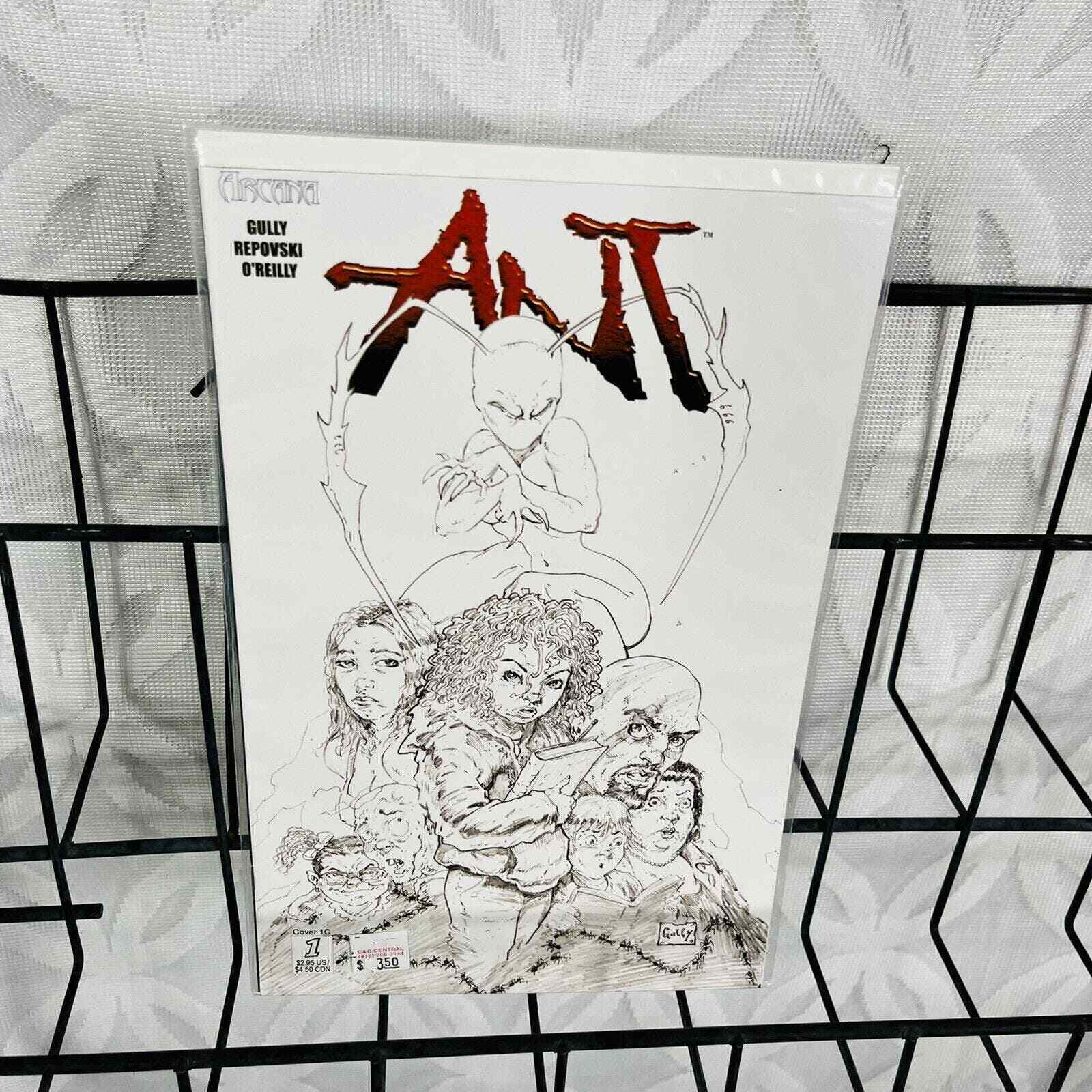 ANT #1 Sketch Cover 1C 2nd Printing - Mario Gully Arcana Comics 2004