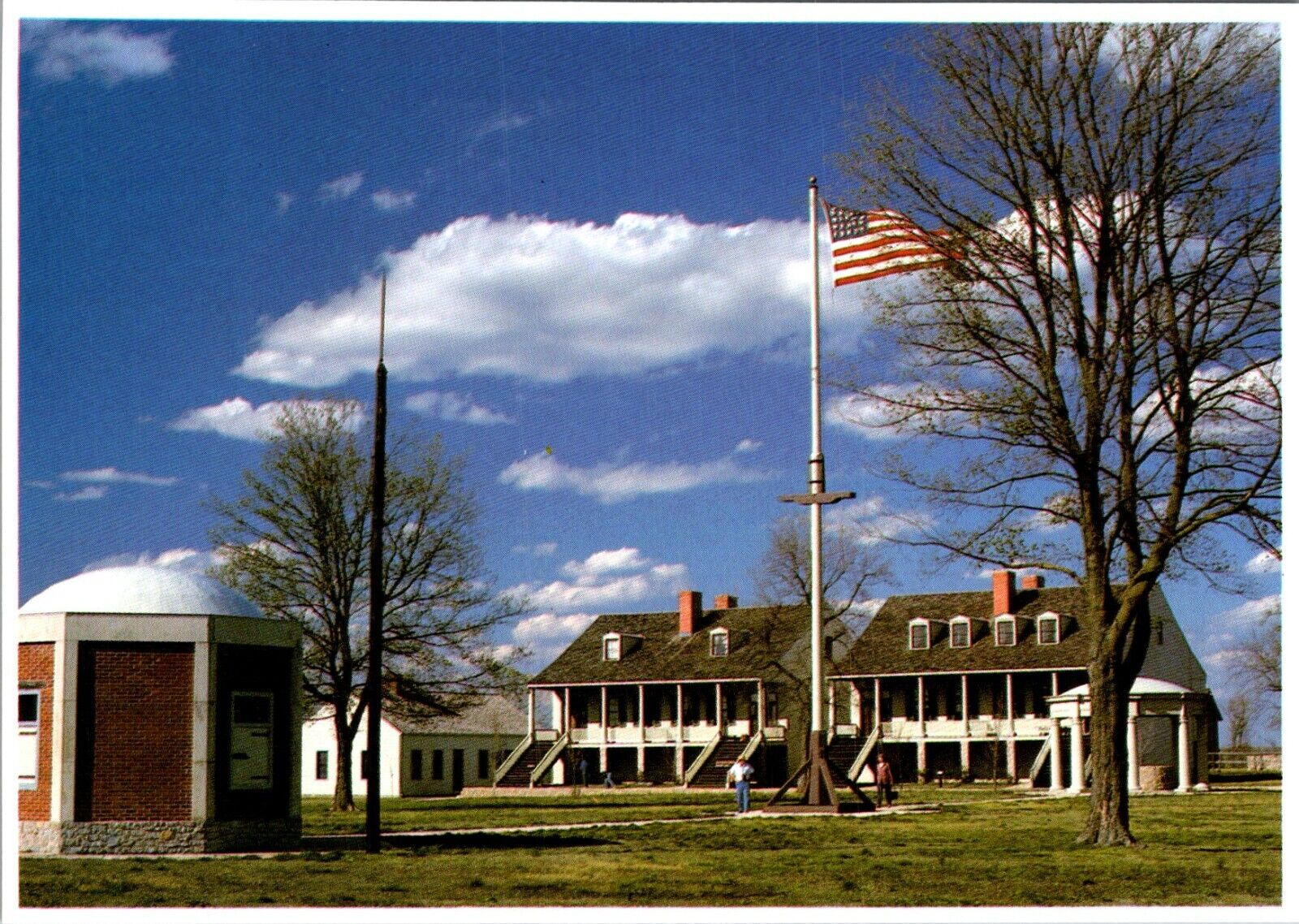 Fort Scott National Historic Site Kansas Parade Ground postcard