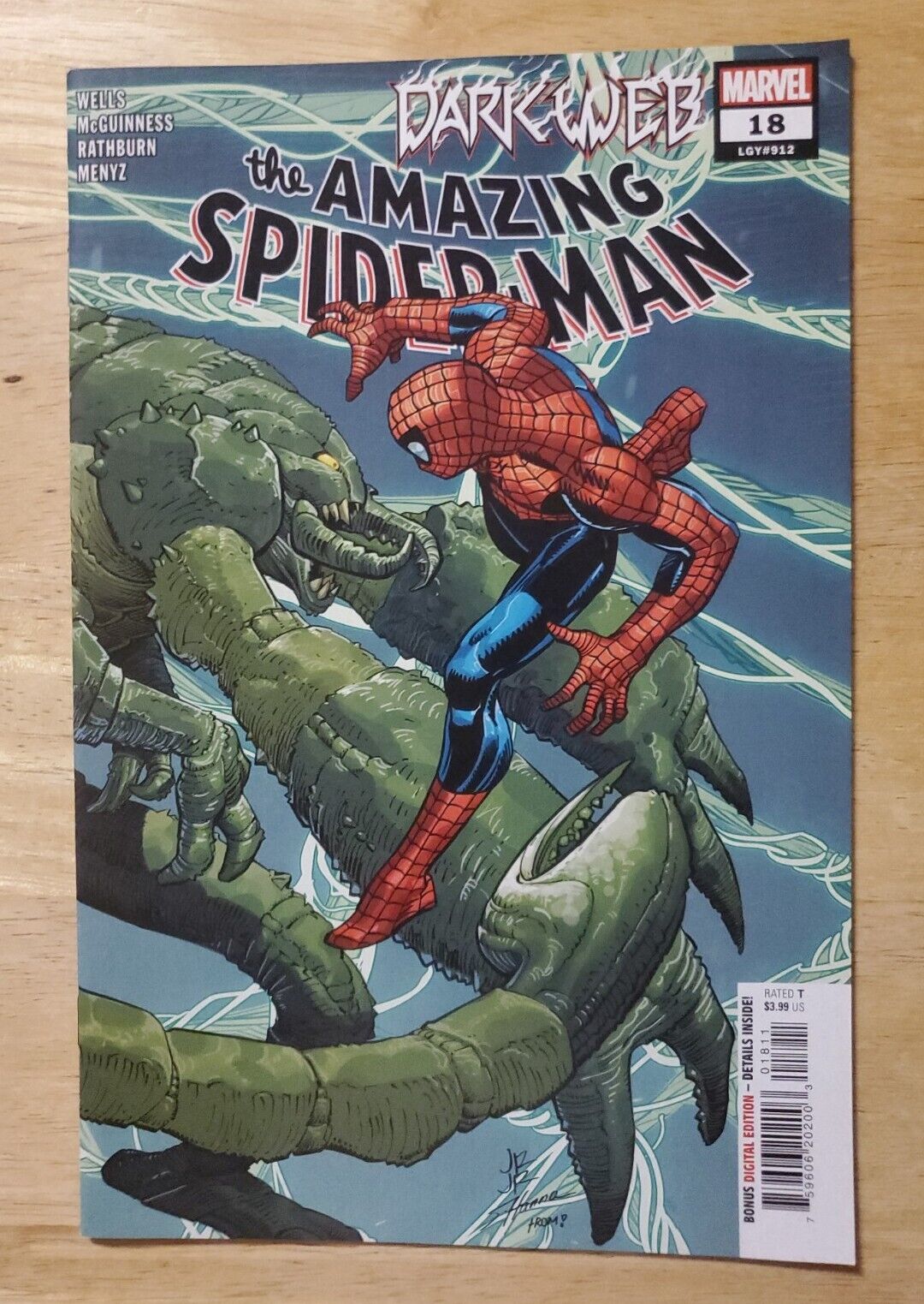 The Amazing Spider Man Dark Web Issue 18 (LGY #912) Marvel Comics 2023