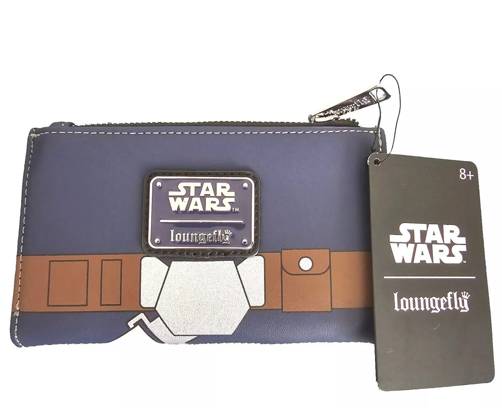 NWT Loungefly Star Wars Hans Solo Cosplay Flap Wallet. Excellent Conditon
