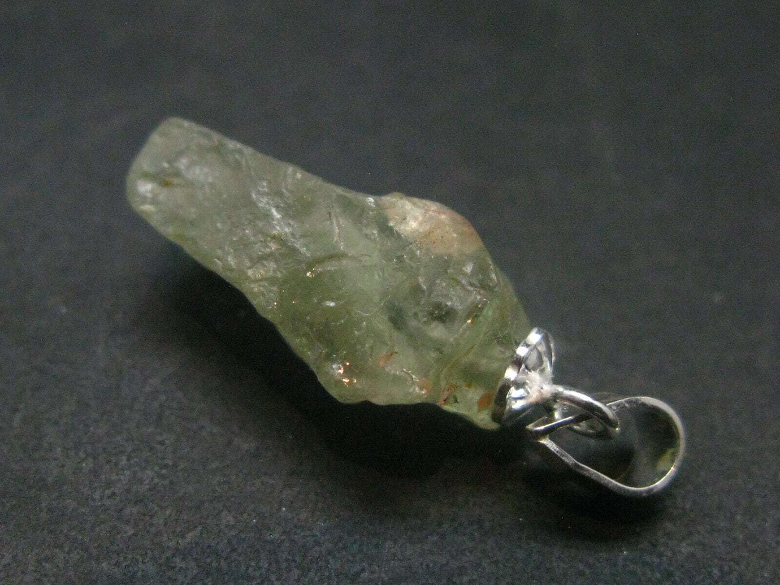 Gem Green Kornerupine Silver Pendant Crystal From Tanzania - 1.73 Grams - 1.0\