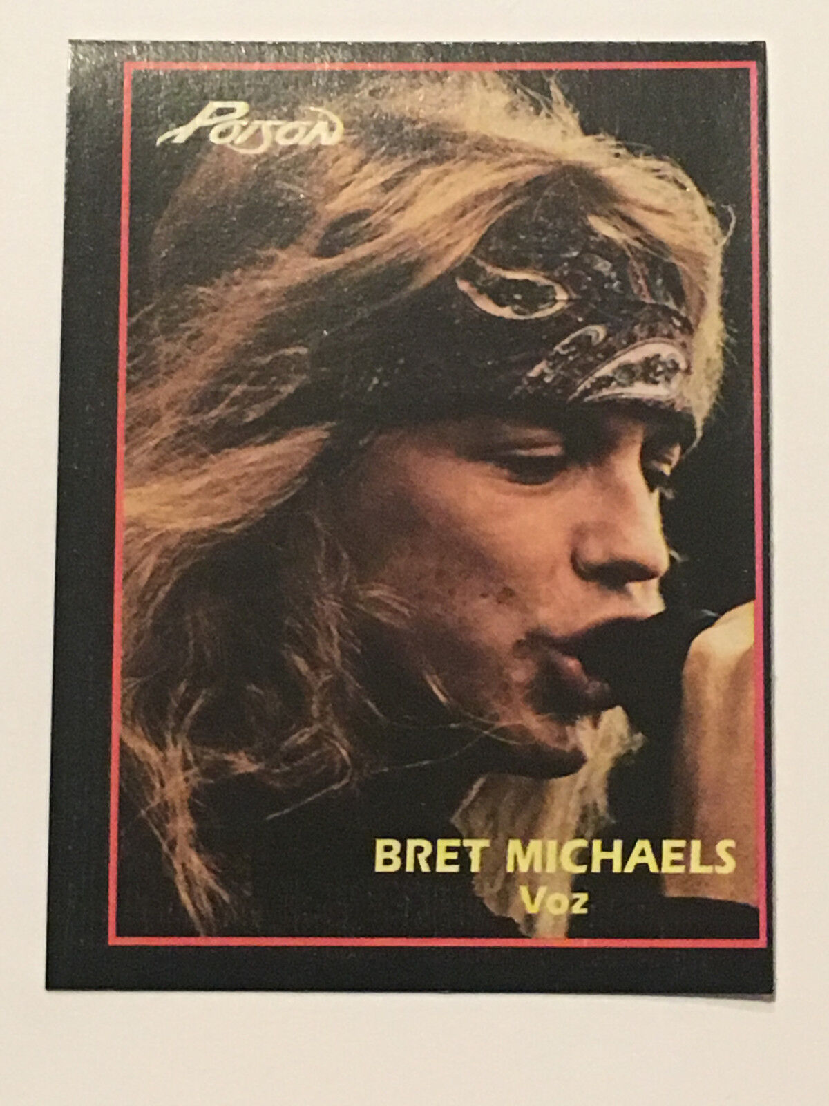 Bret Michaels 1994 Argentina International Rock Cards Poison Rare Non Sports