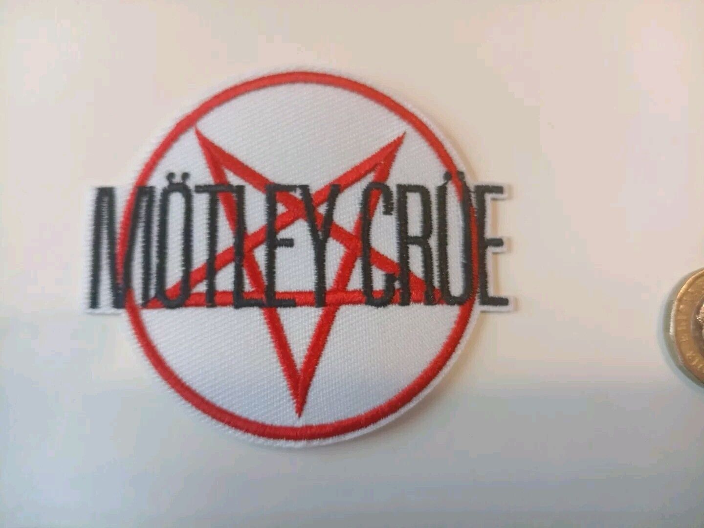 Motley Crue Band Sew or Iron on Embroidered Patch 🔵