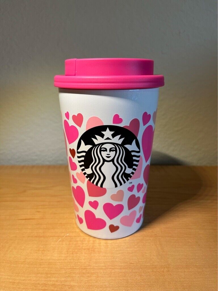 Starbucks Japan 2021 Valentines Day Stainless Heart Cup/Tumbler (12oz)
