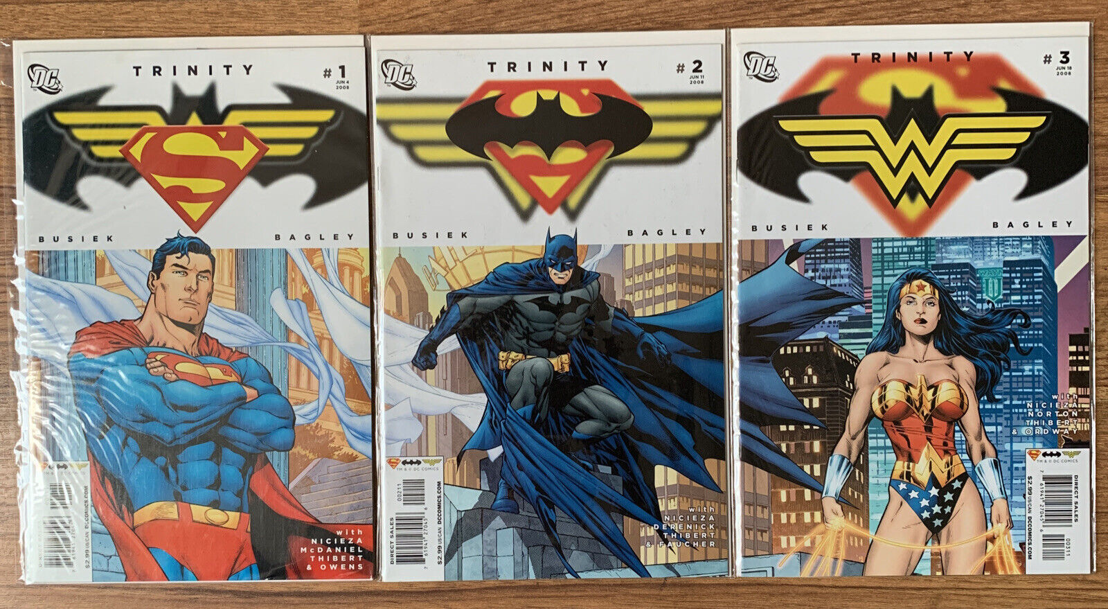 Trinity #1 - 3 Vol. 1 June 2008 DC Comics