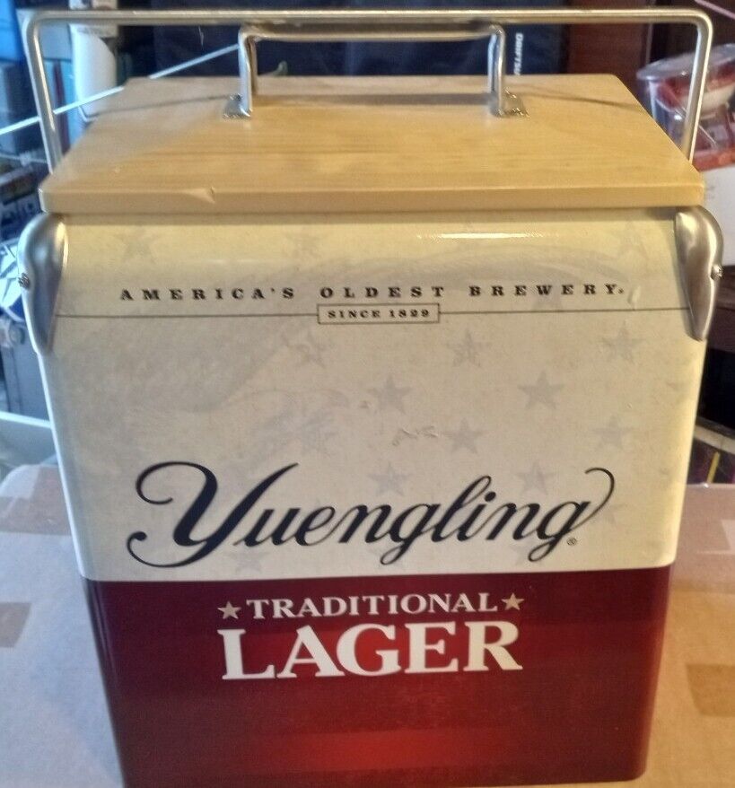 Vintage yuengling lager beer cooler Complete Rare