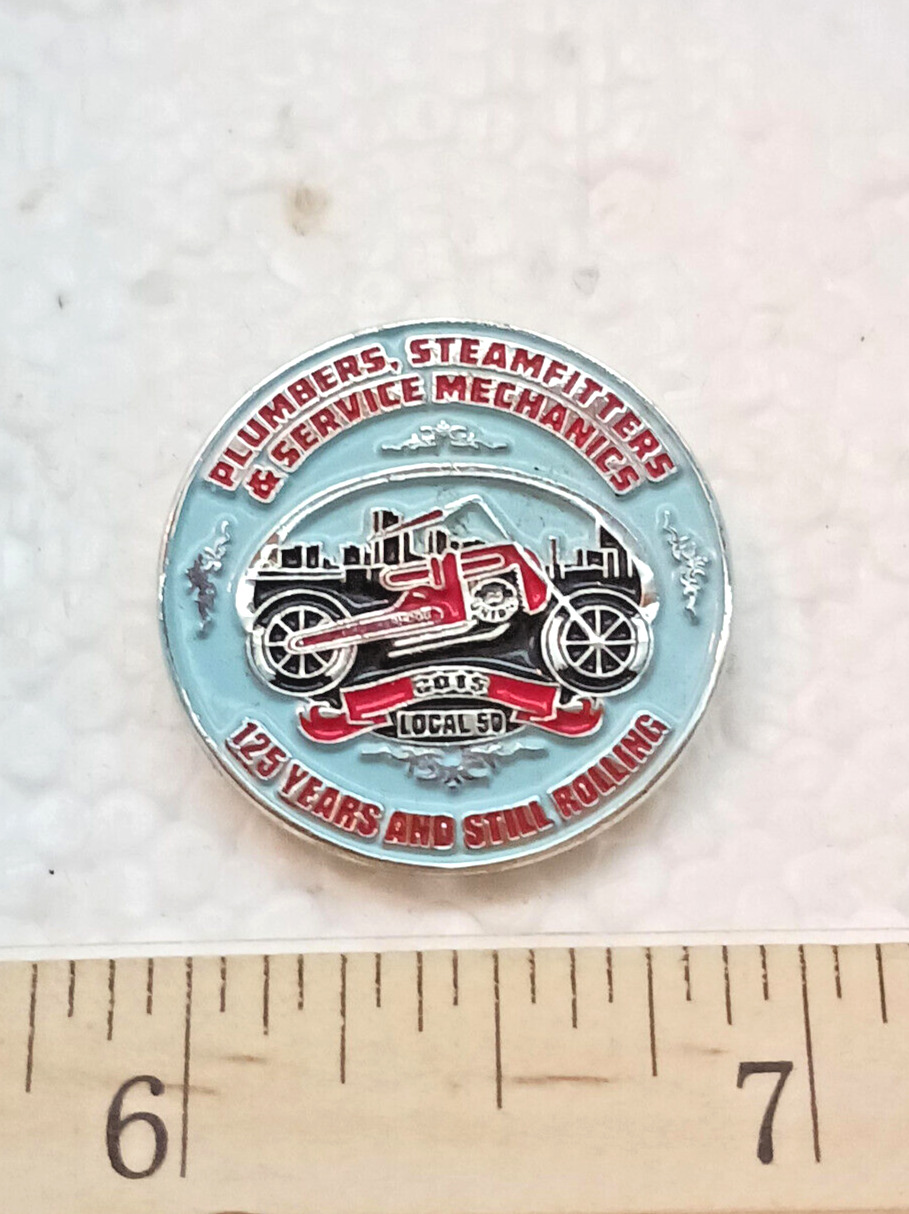 UA Plumbers Steamfitters & Service Mechanics Pin - Local 50 Toledo, Ohio