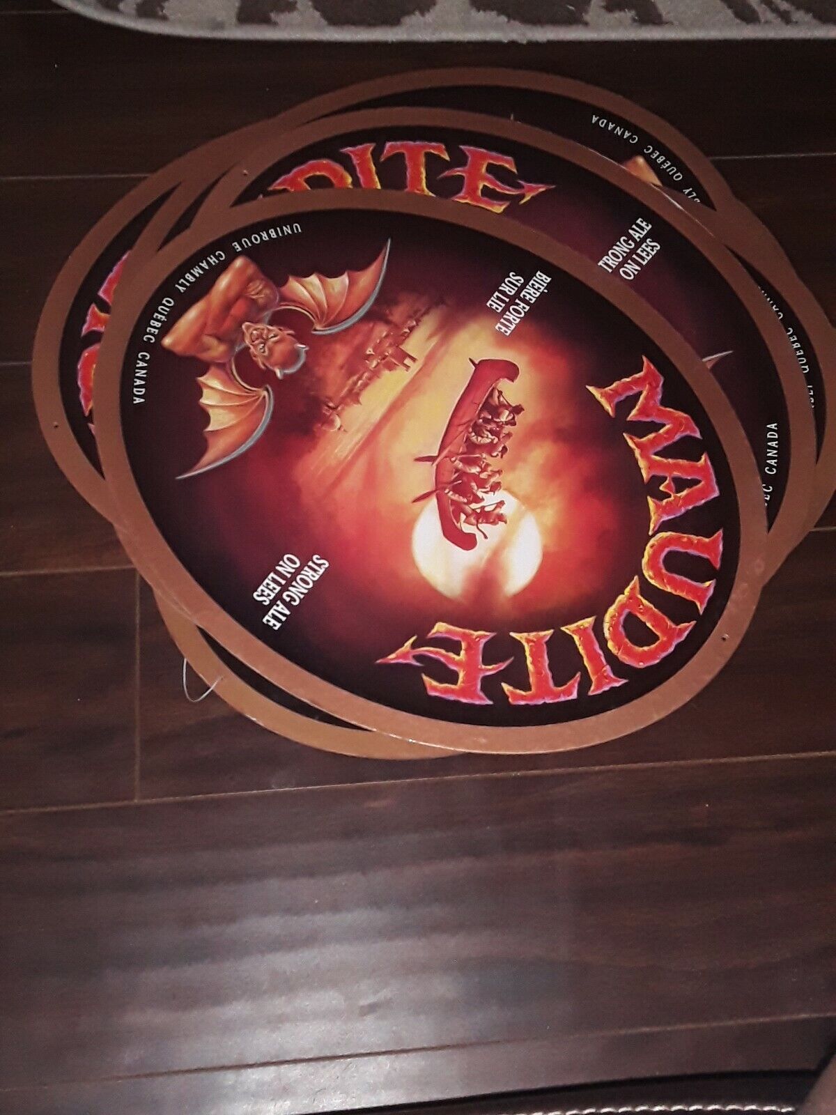  1 Unibroue Maudite Strong Ale Board Sign 20\
