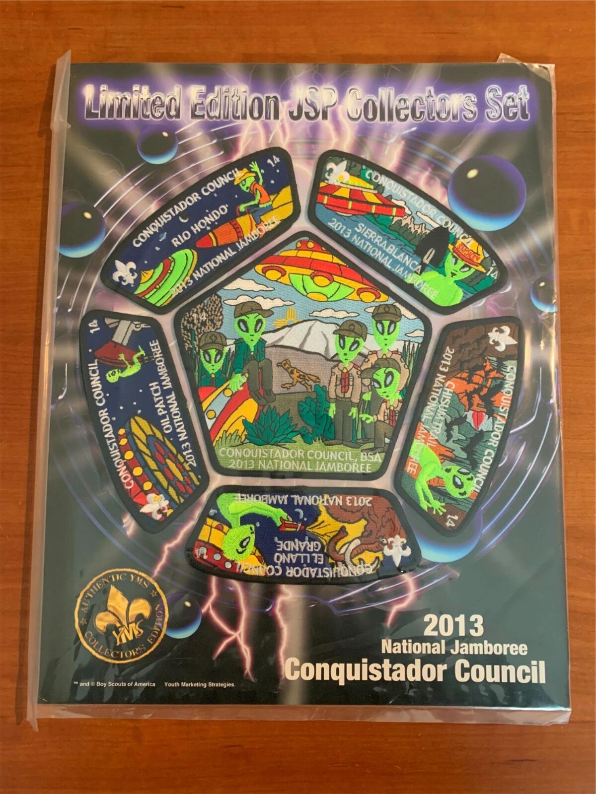BSA, 2013 Jamboree Limited Edition Patch Set, Conquistador Council, #14