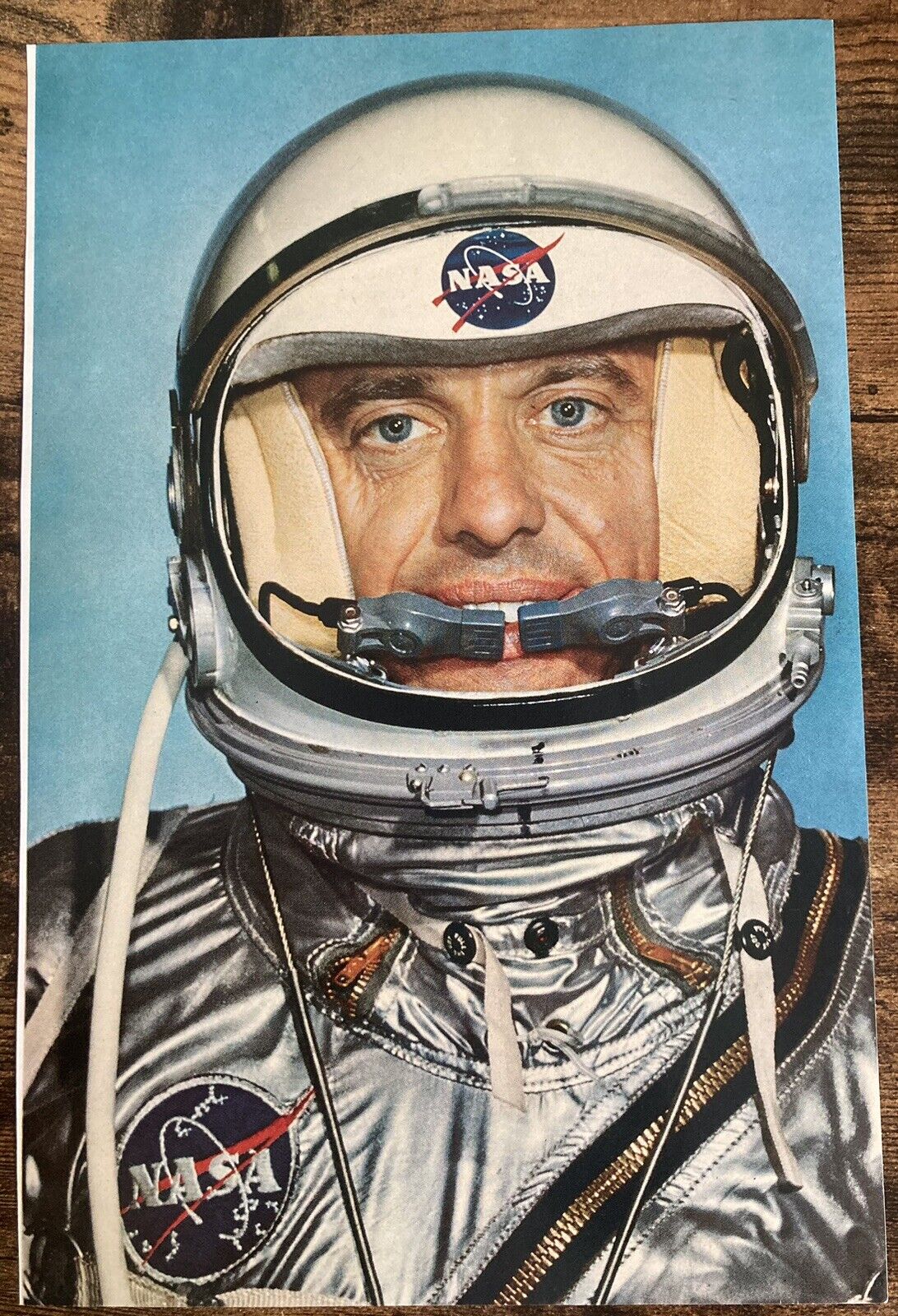 Book Clipping Photo Alan Shepard Project Mercury 1961 Astronaut