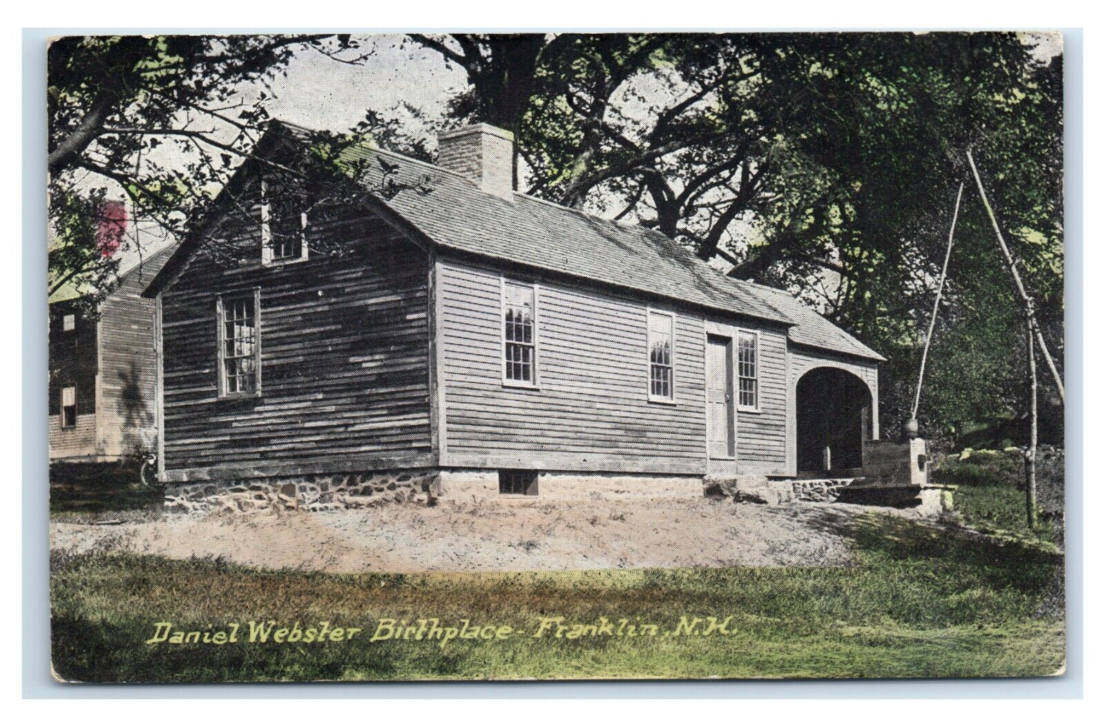Postcard Daniel Webster Birthplace, Franklin NH T27