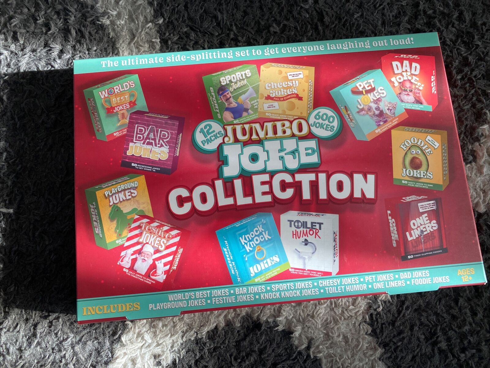 JUMBO JOKE COLLECTION - 12 Packs - 600 Jokes NEW 