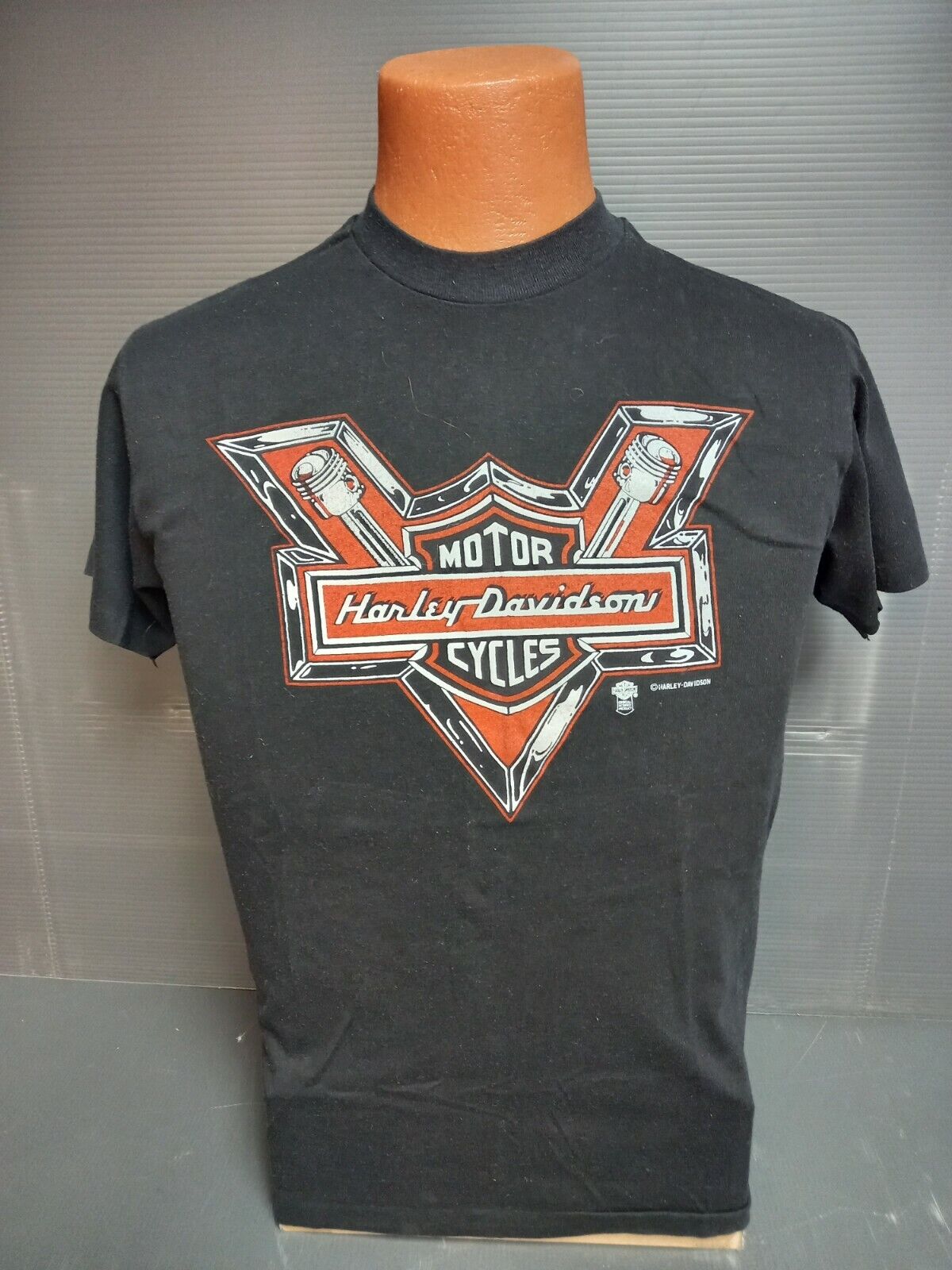 Rare Vintage Harley Davidson Large T-Shirt 1981 D.M. Best Fort Worth TX Sport-T