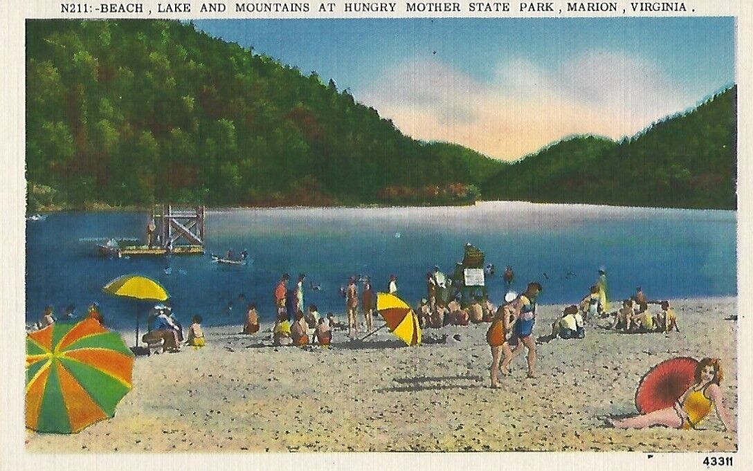 Marion, Virginia - Hungry Mother State Park Beach