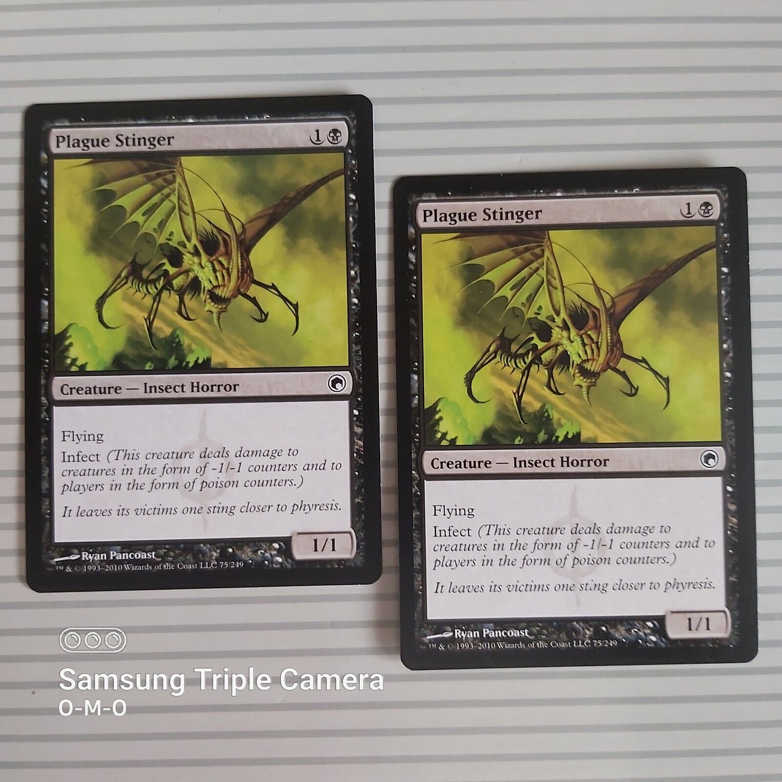 Magic: The Gathering - Scars of Mirrodin ~ Common ~ Plague Stinger x 2