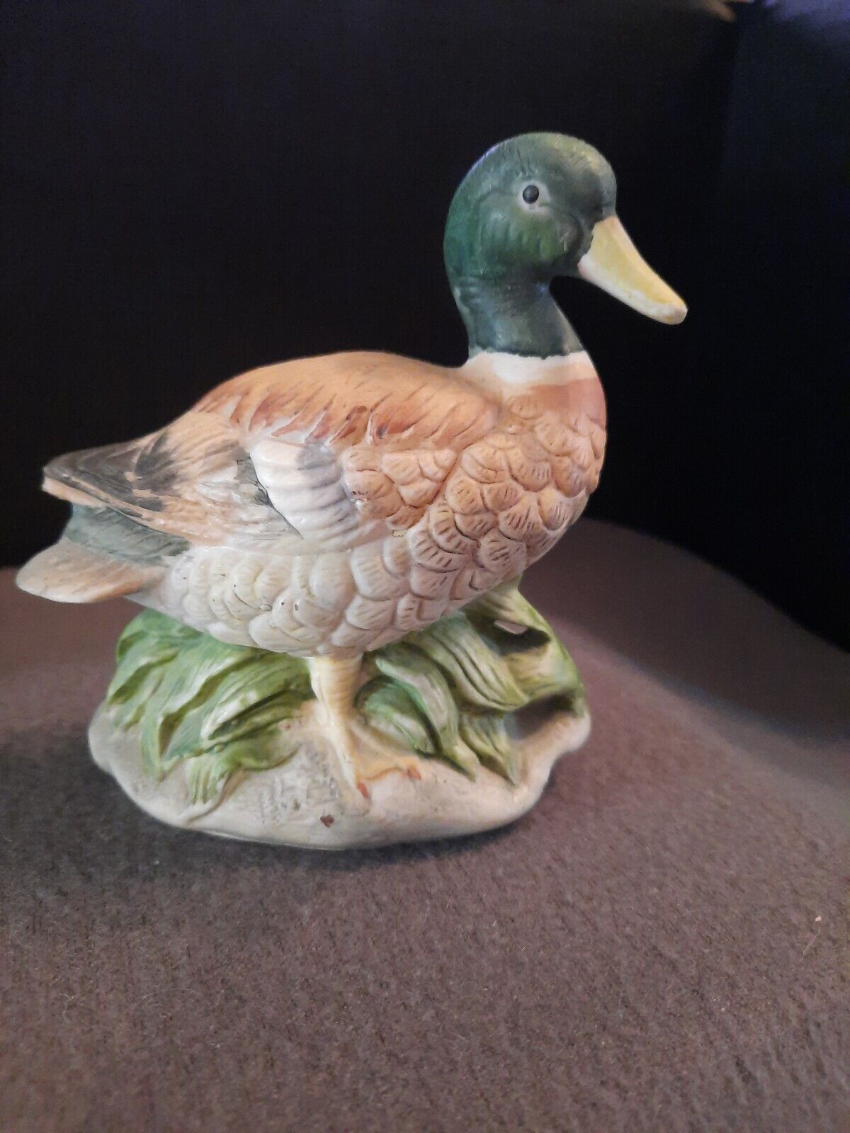 Vtg UOGC Porcelain Green Headed Duck