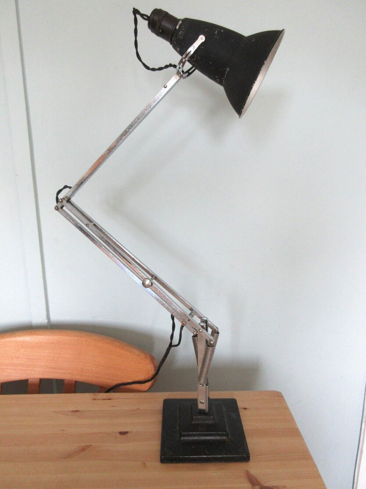 Herbert Terry Pats Pending 3 Step Anglepoise Lamp 1227  - The 1st 3 Step - 1935