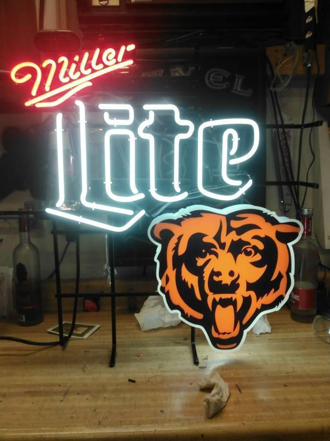 Chicago Bears Helmet Lager Beer 24\