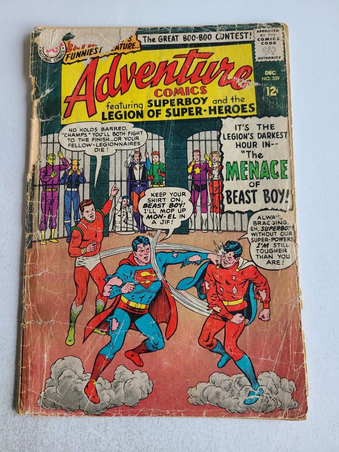 Adventure Comics #339 ~ DC 1965 Comic Book, {EJG01} FR 1.0