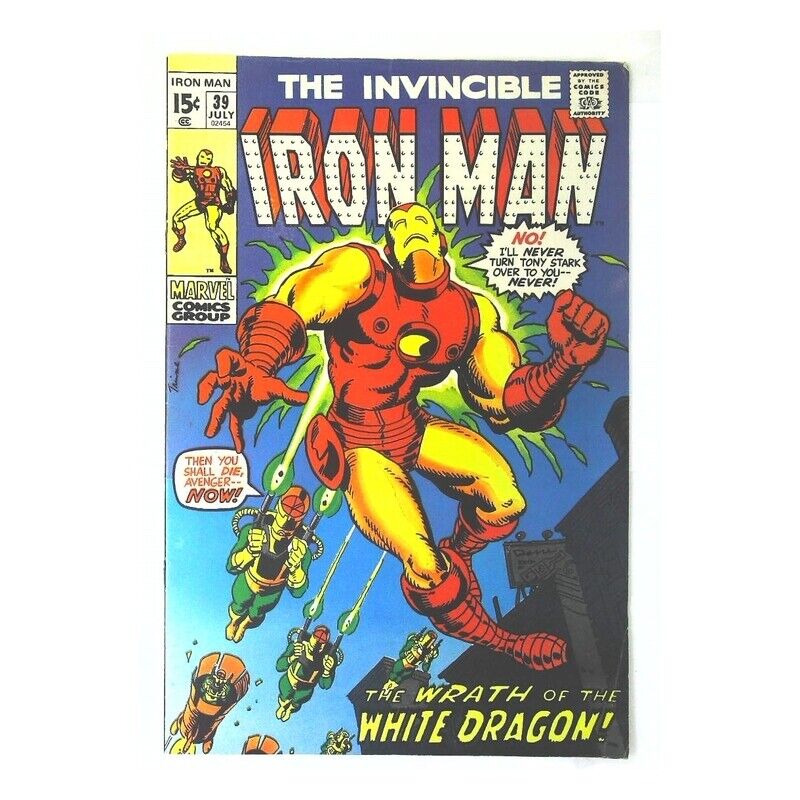 Iron Man (1968 series) #39 in Very Fine minus condition. Marvel comics [b]