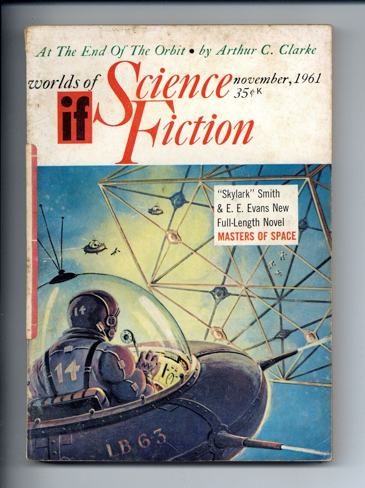 If Worlds of Science Fiction Vol. 11 #5 GD- 1.8 1961 Low Grade