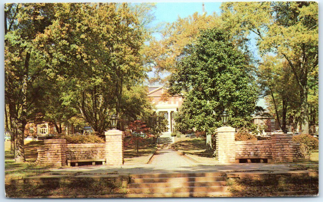 Postcard - Entrance To Anderson College - Anderson, South Carolina
