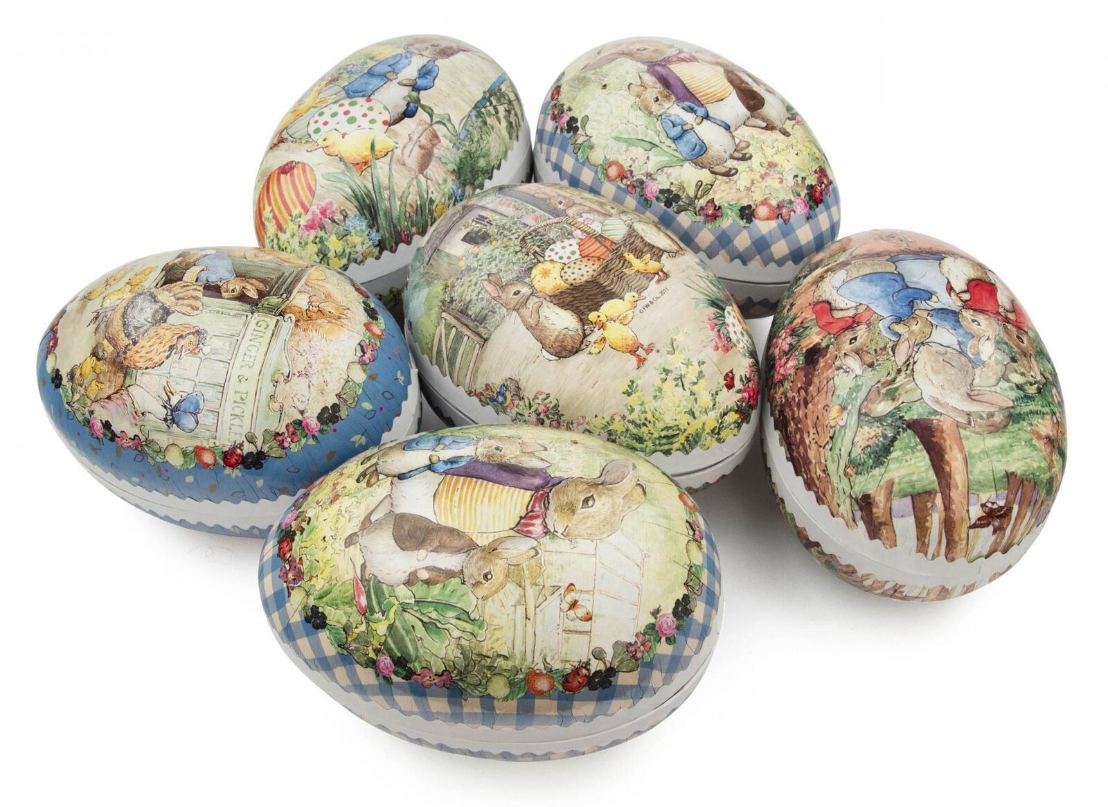Bed Hangings Easter Eggs »Beatrix Potter« To Filling, Height 5 29/32in New