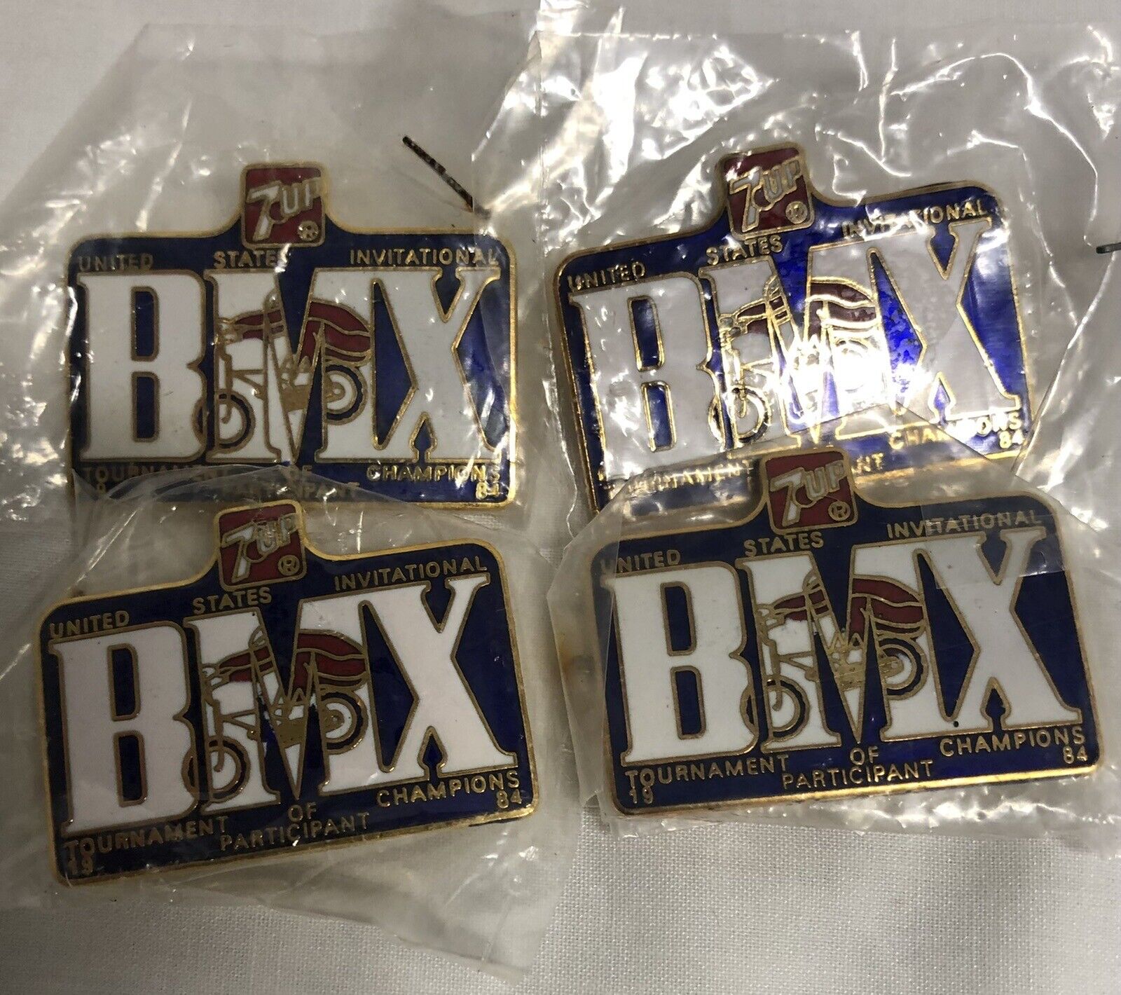 1984 BMX US Invitational Tournament of Champions 4 Pin Lot