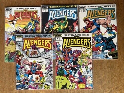 The Official Marvel Index to The Avengers #2-6 - Lot of 5 Marvel Comics