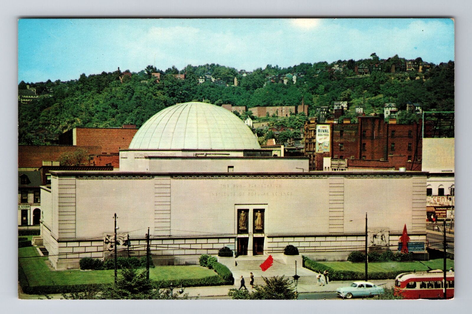 Pittsburgh PA-Pennsylvania, Buhl Planetarium, Antique Vintage Souvenir Postcard