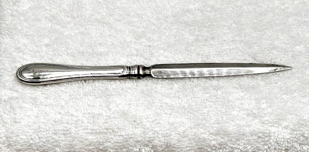 Christofle Silverplate Silver Plate Letter Opener Albi Pattern