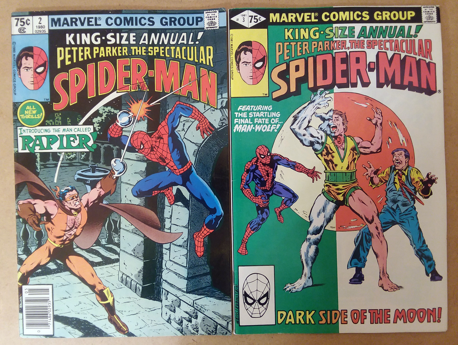 Spectacular Spider-Man Annual #2,#3 (1980-81, Marvel) FN Lot of 2 ✴