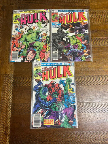 The Incredible Hulk Comic Books Lot of 3