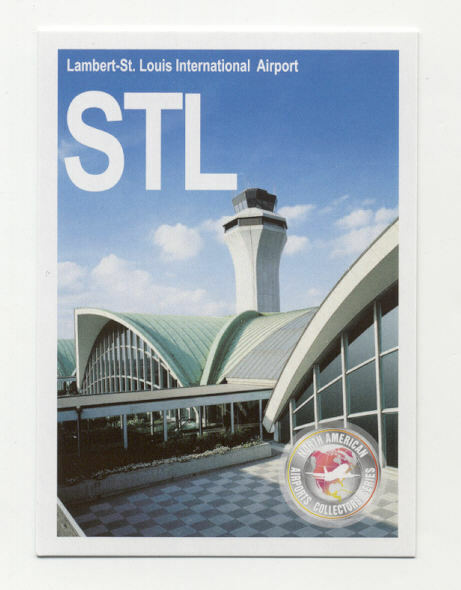 Lambert St Louis International Airport STL STL-001 Airport Trading Card