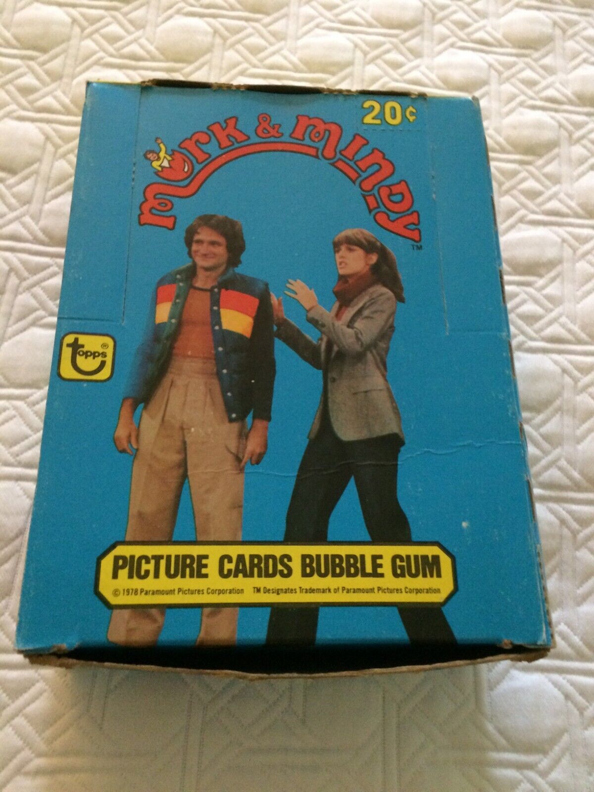 1979 Topps Mork and Mindy  Box With 26 unopened wax packs