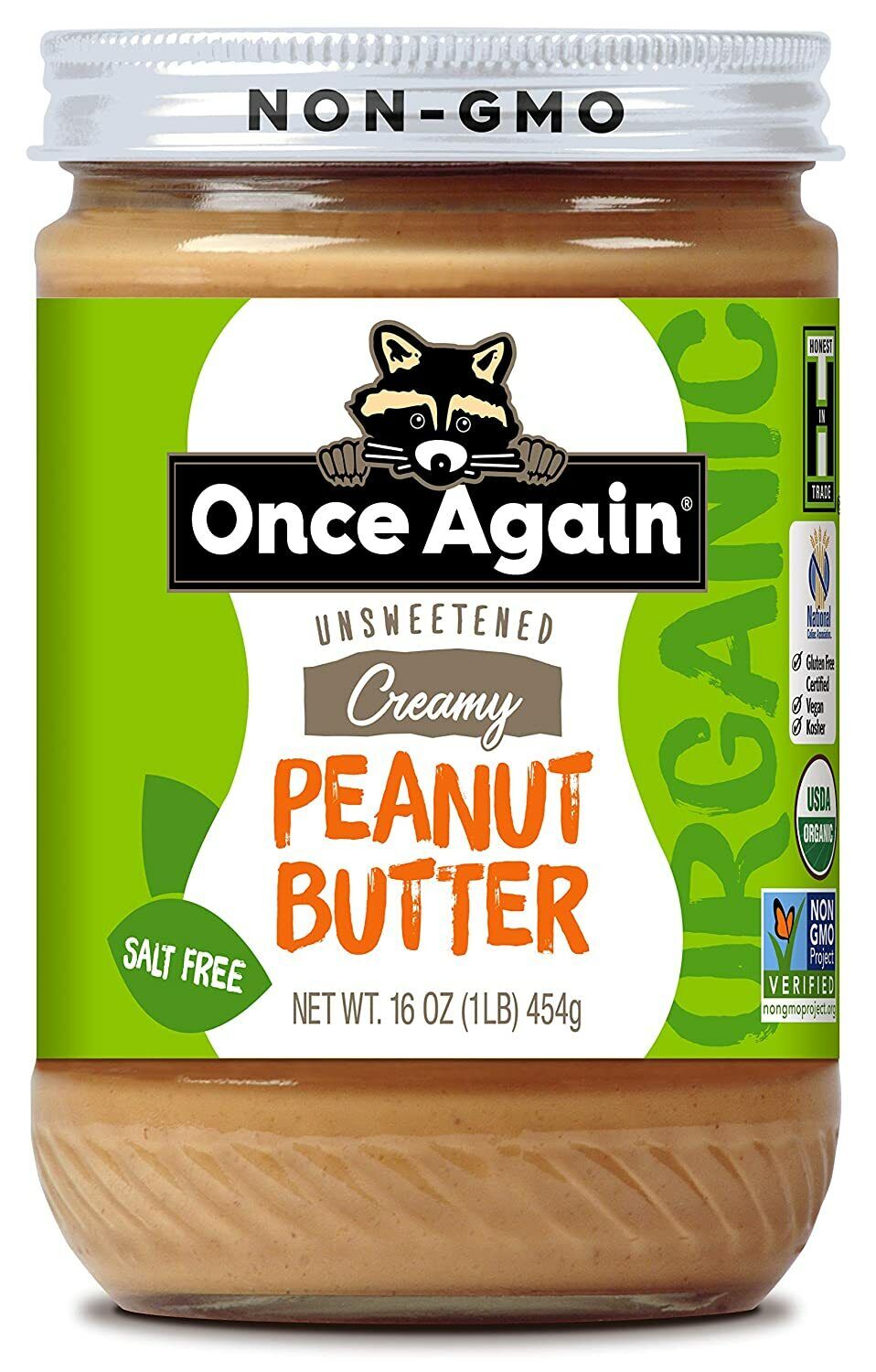 Once Again Organic Smooth Peanut Butter - 16 oz
