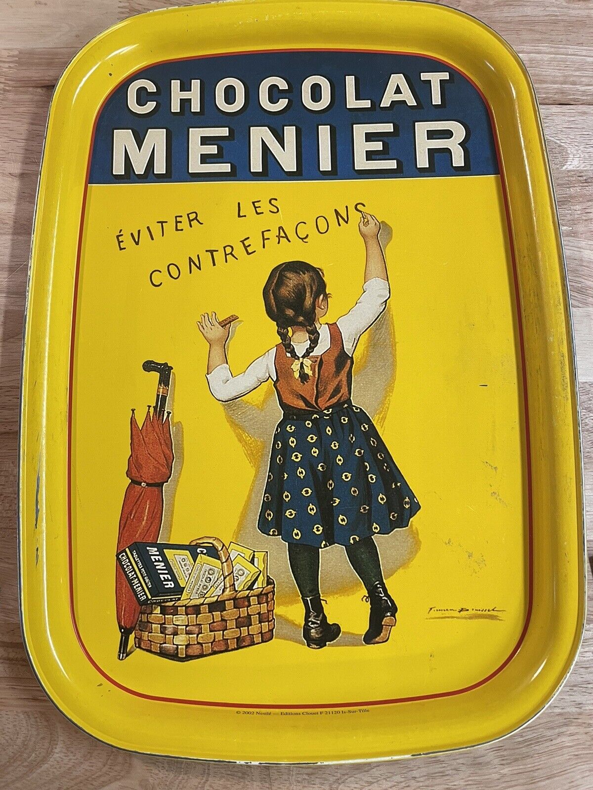2002 Nestle-Editions Menier Chocolate Advertising Vintage Tin