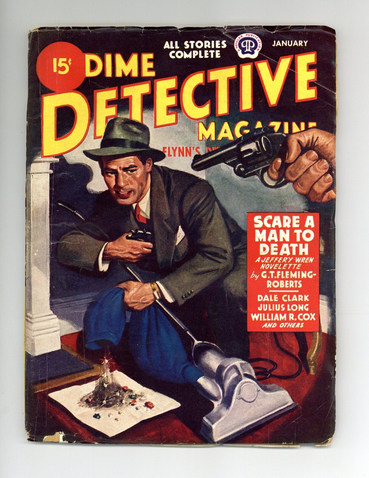 Dime Detective Magazine Pulp Jan 1945 Vol. 47 #2 VG