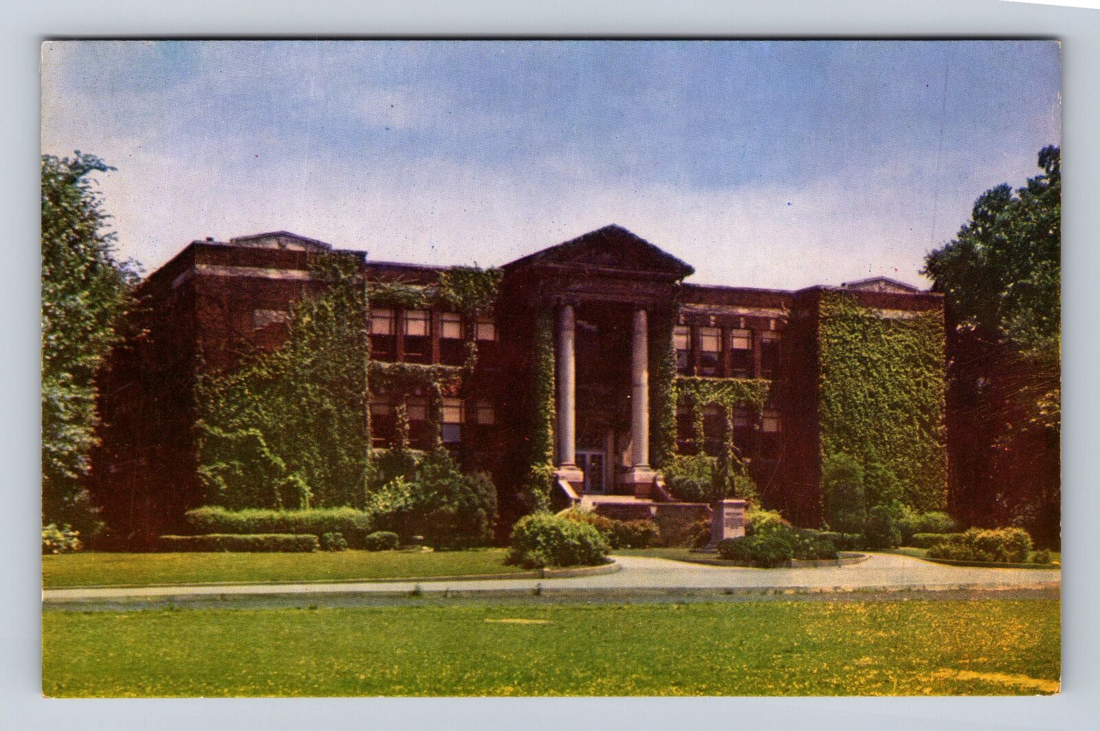 Wheeling WV-West Virginia, Linsly Military Institute, Antique, Vintage Postcard