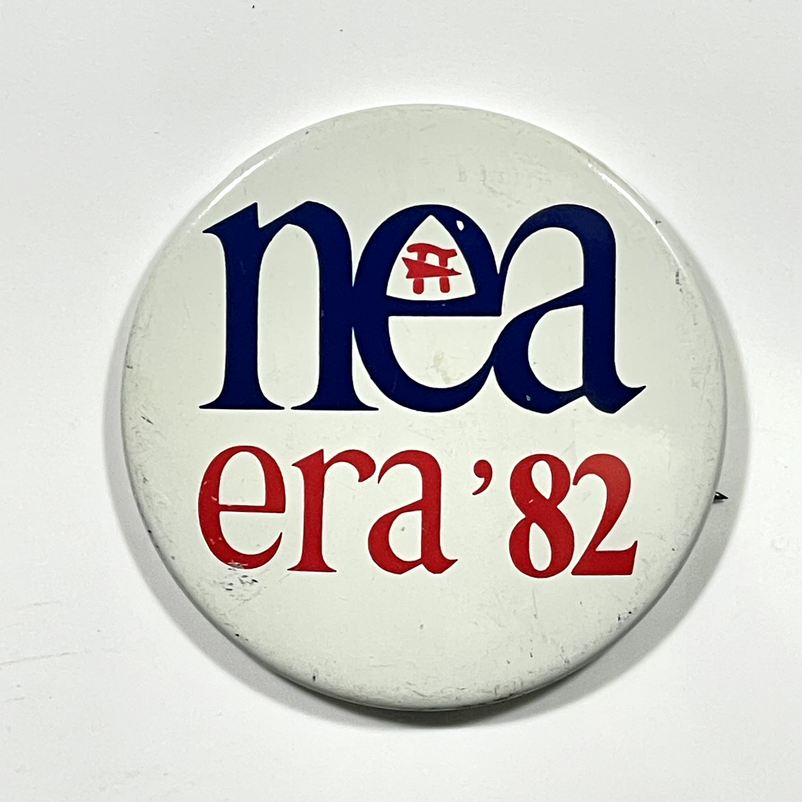 1982 Vintage Pin Button NEA ERA Womens Rights Equal Rights Pin Politics Pinback