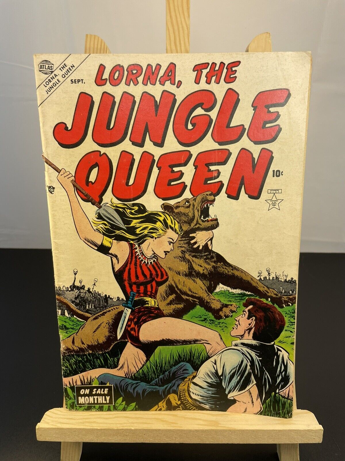Lorna The Jungle Queen Volume 1 #3 Atlas Comics Sep 1953 Nice