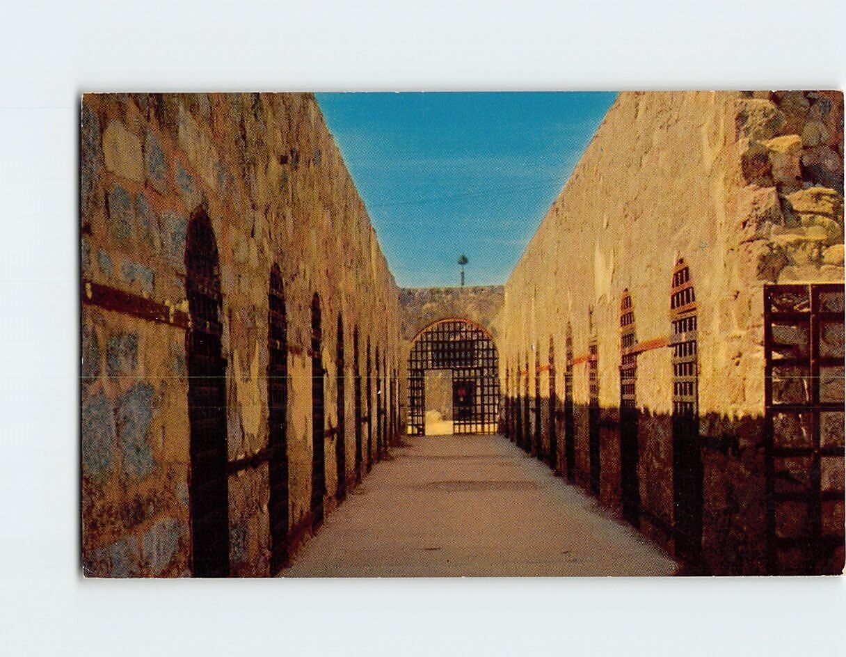 Postcard Cell Block Old Territorial Prison Yuma Arizona USA